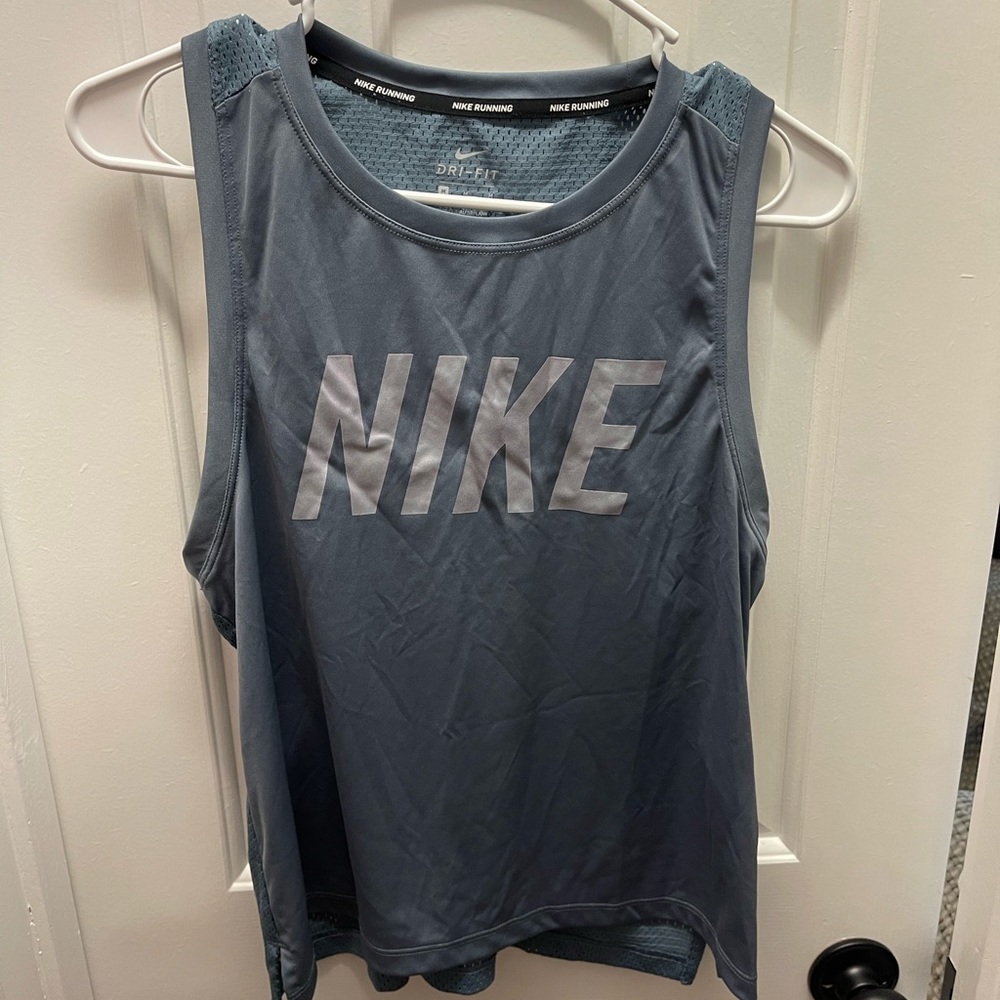 Blue/grey Nike tank top